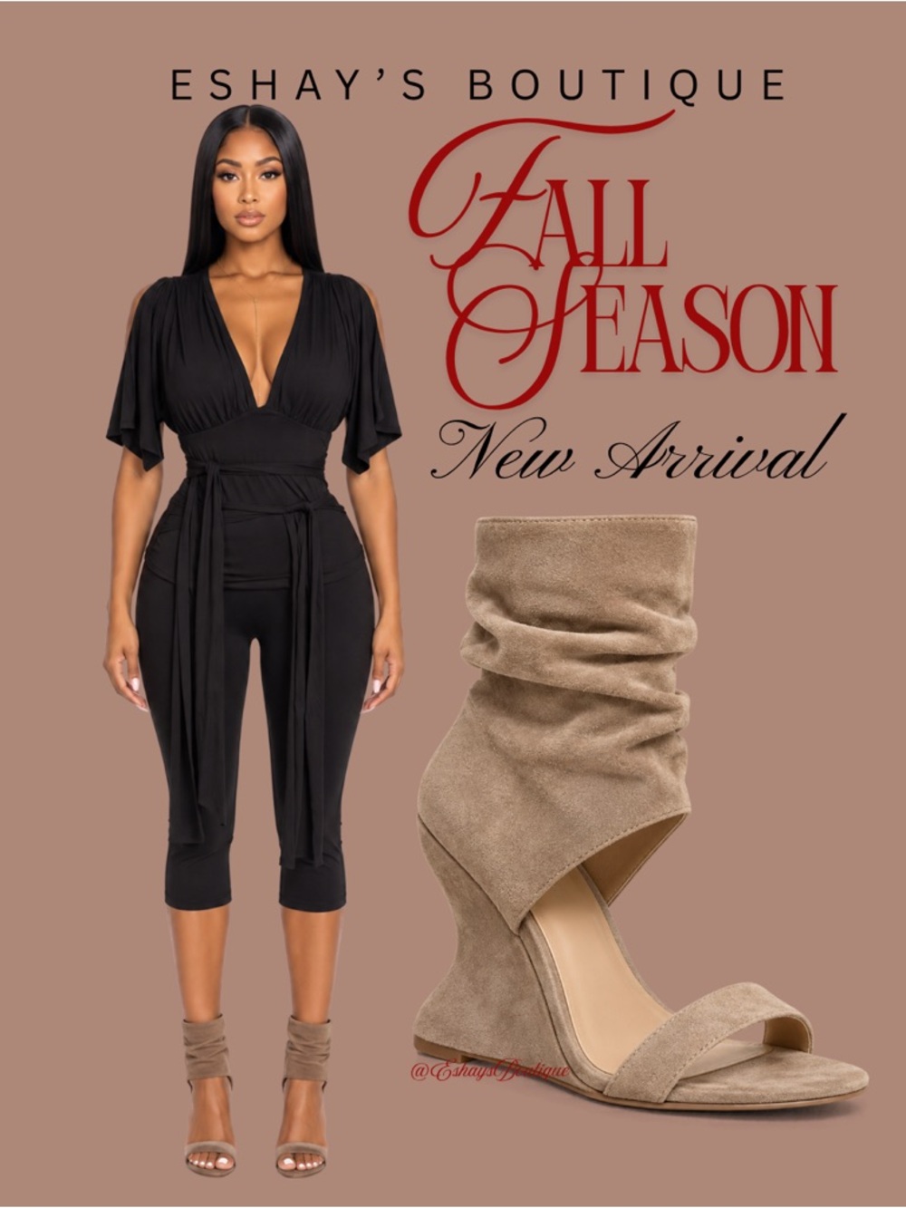 Cutout Wedge Booties New Arrival please read below